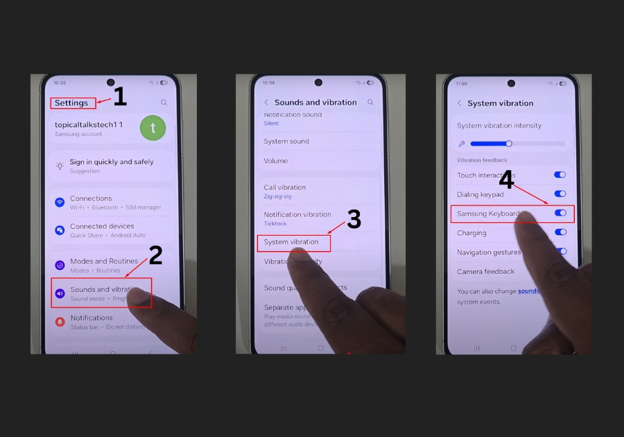 Disable Vibration While Typing On Samsung Galaxy A56