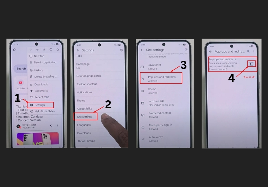 Block Pop-Ups in Chrome