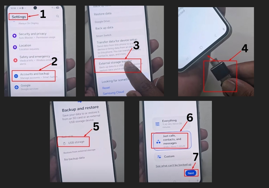 Backup Android Phone To USB Drive