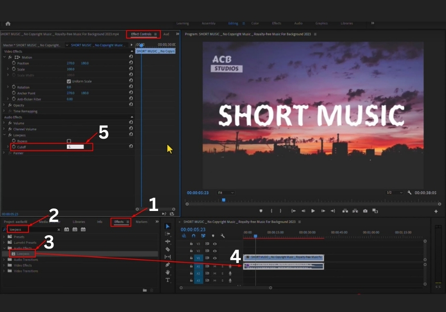 Make Audio Sound Far Away on Premiere Pro