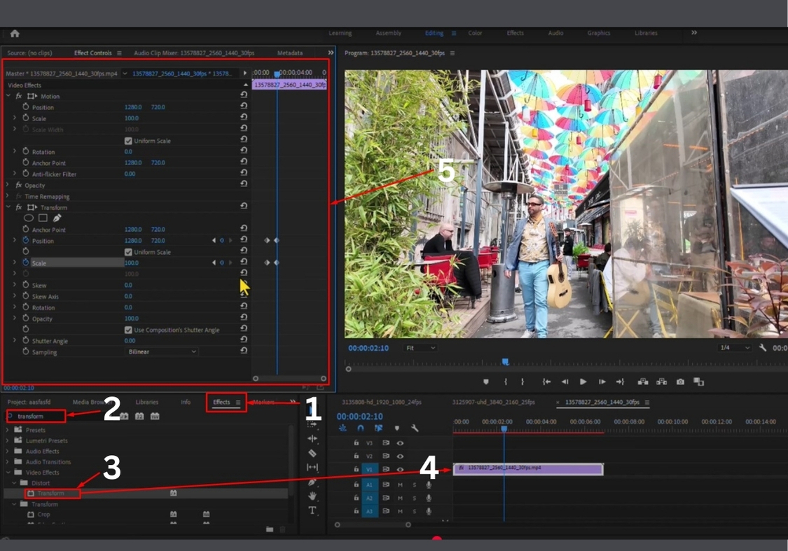 Do A Quick Zoom on Premiere Pro
