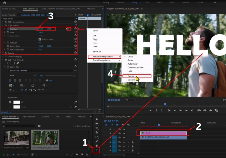 Add Sliding Text in Premiere Pro