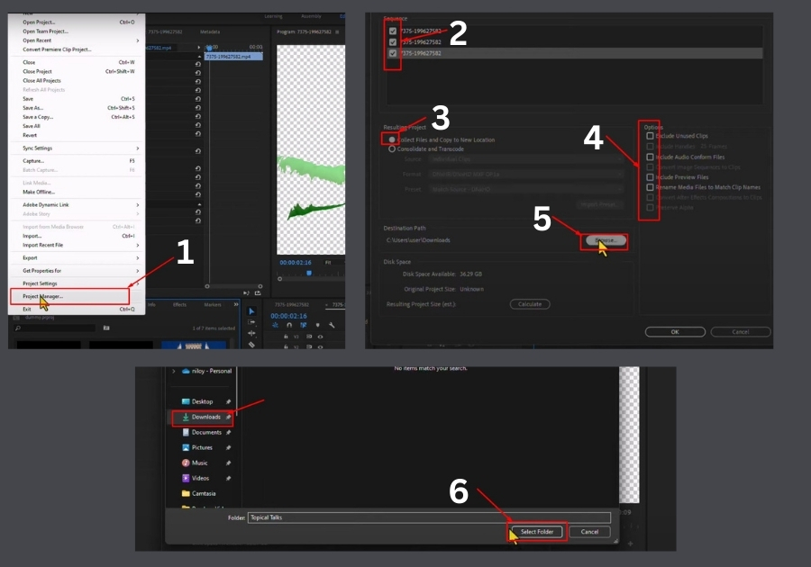 Backup Your Project in Premiere Pro