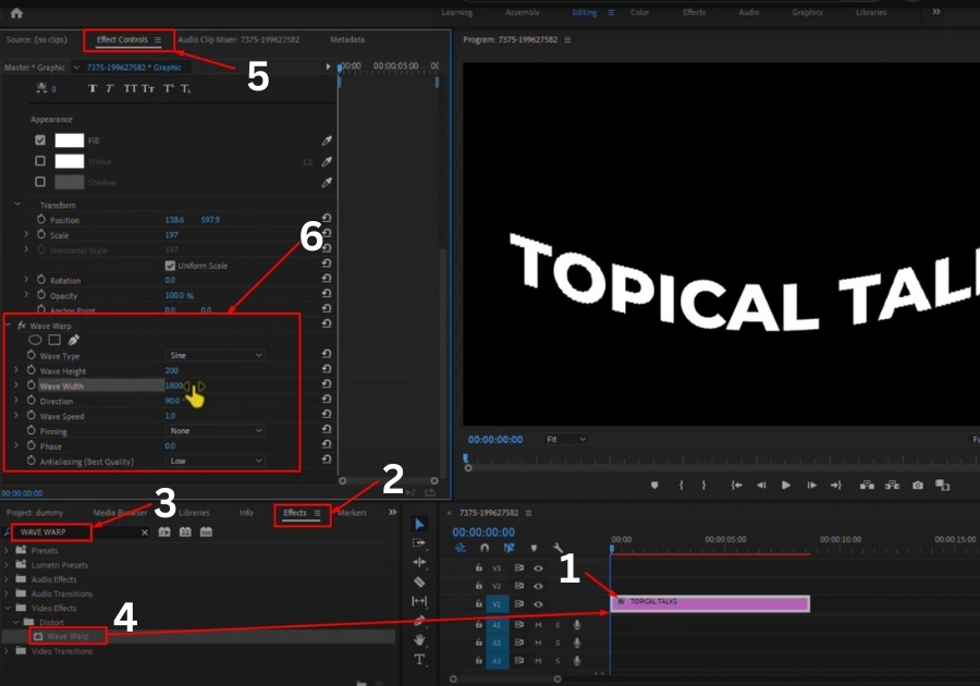 The Simple Method to Curve Text in Premiere Pro