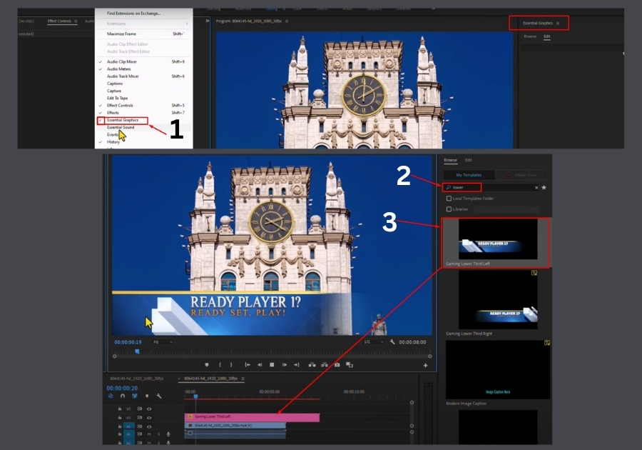Add Lower Thirds in Premiere Pro