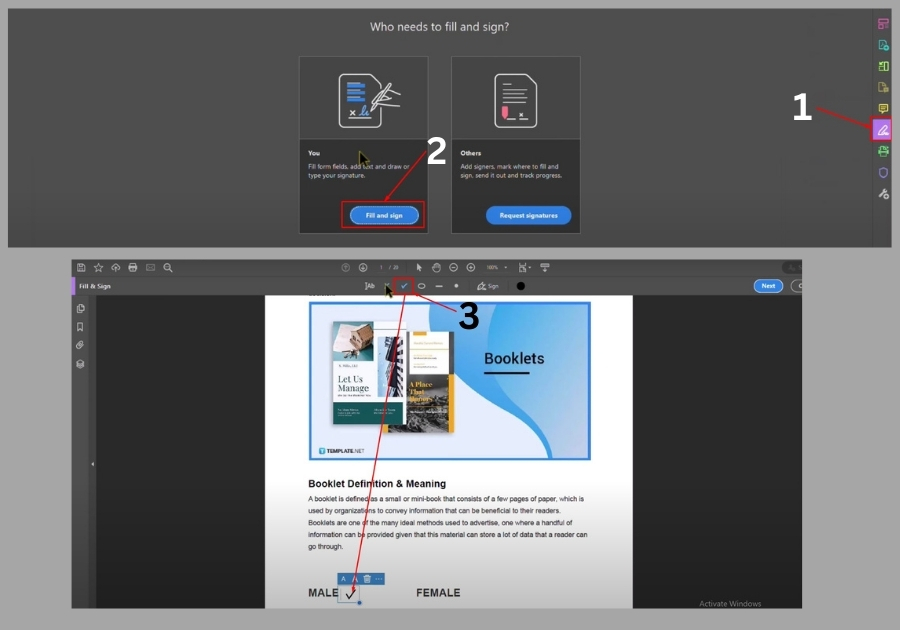 Method 1: Use Fill & Sign