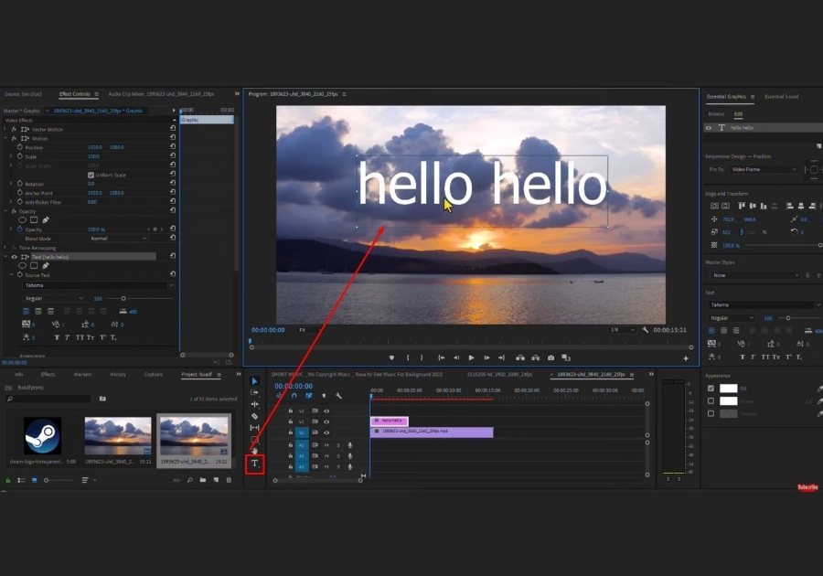 Add & Edit Text in Premiere Pro