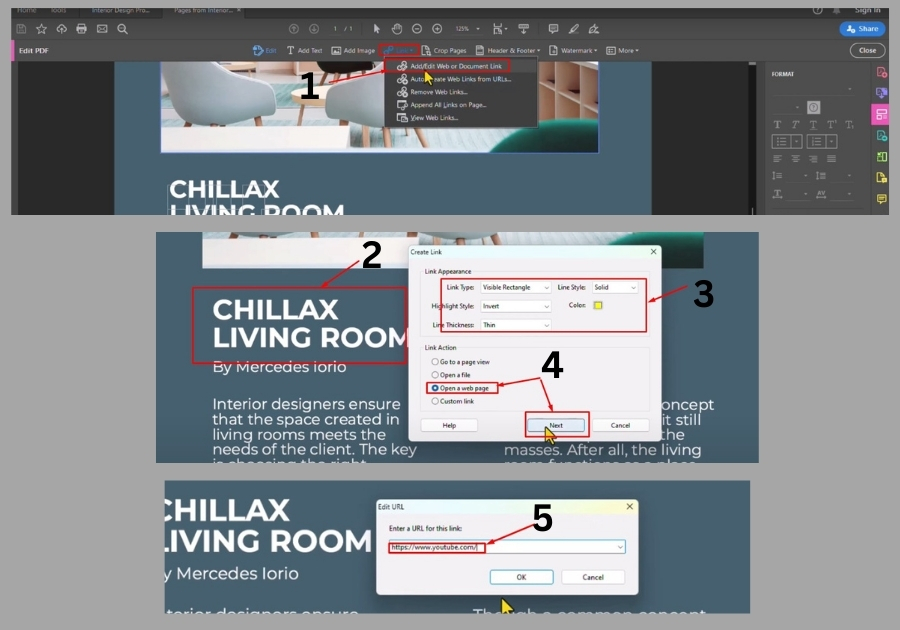 Add A Hyperlink In Adobe Acrobat