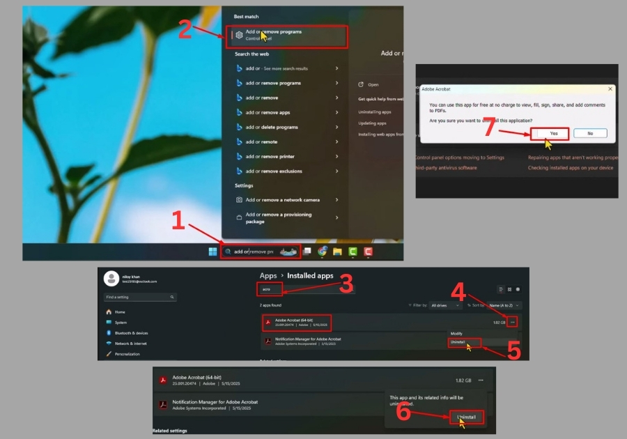 Remove Adobe Acrobat from Your Computer