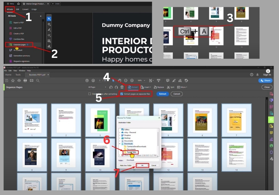 Split PDF Pages into Individual Pages in Adobe Reader