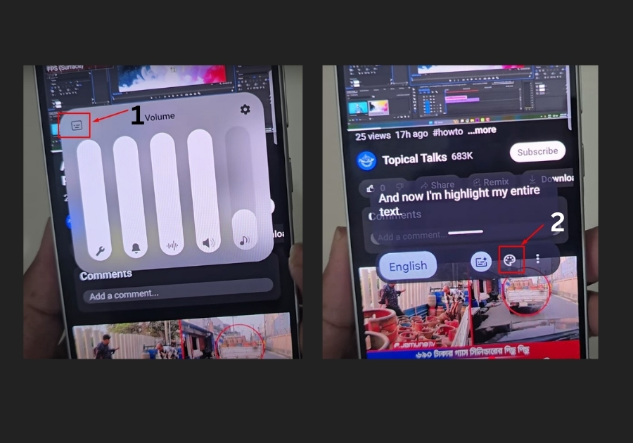 Enable Live Caption on Samsung Galaxy A56