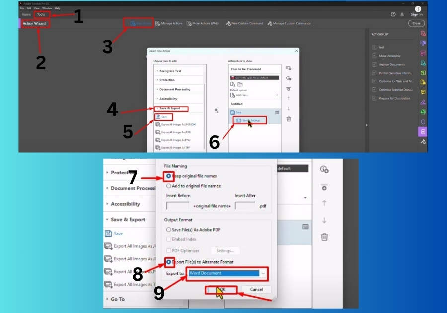 Convert Multiple PDF Files to Word with Adobe Acrobat