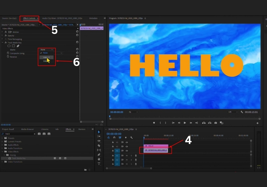 Add Texture to Text in Premiere Pro 2