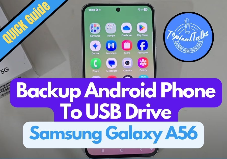 How To Backup Android Phone To USB Drive