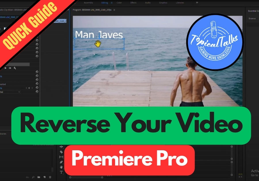 How to Remove Text from Video in Premiere Pro