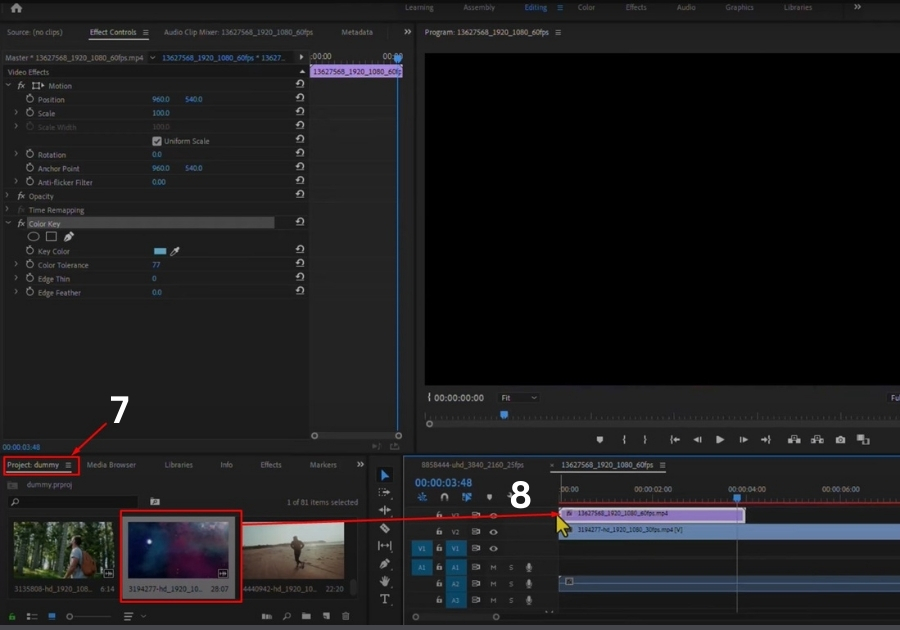 REMOVE The BACKGROUND From VIDEO in Premiere Pro 1