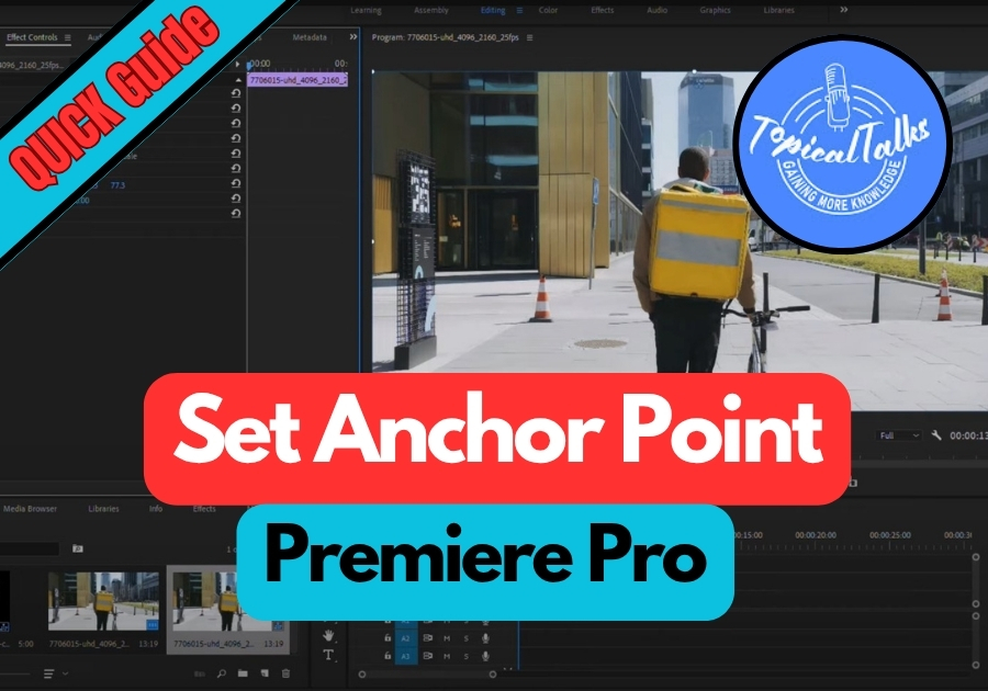 How to Set Anchor Point in Premiere Pro