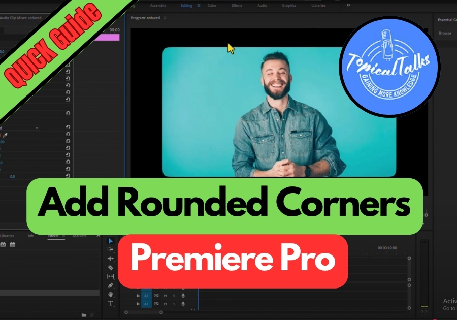 How to Add Rounded Corners in Premiere Pro