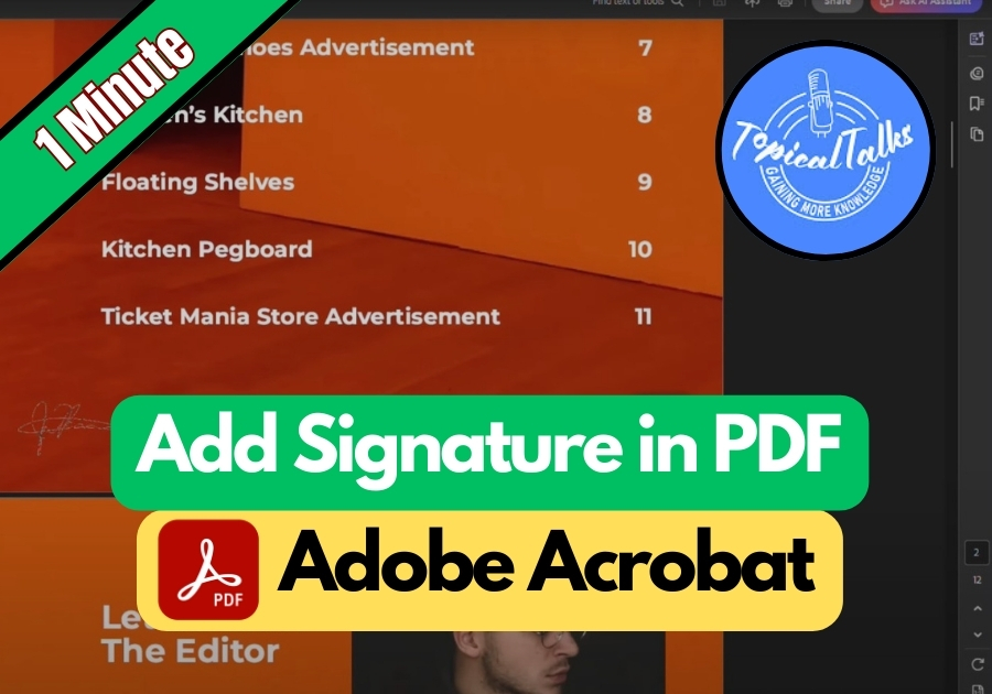 How to Sign in Adobe Acrobat