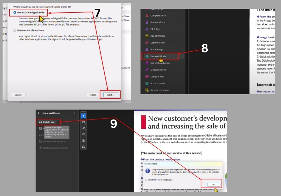 Create a Digital Signature in PDF 1