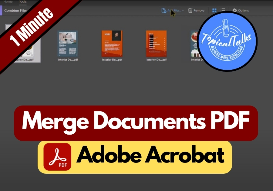 How to Merge Documents in Adobe Acrobat