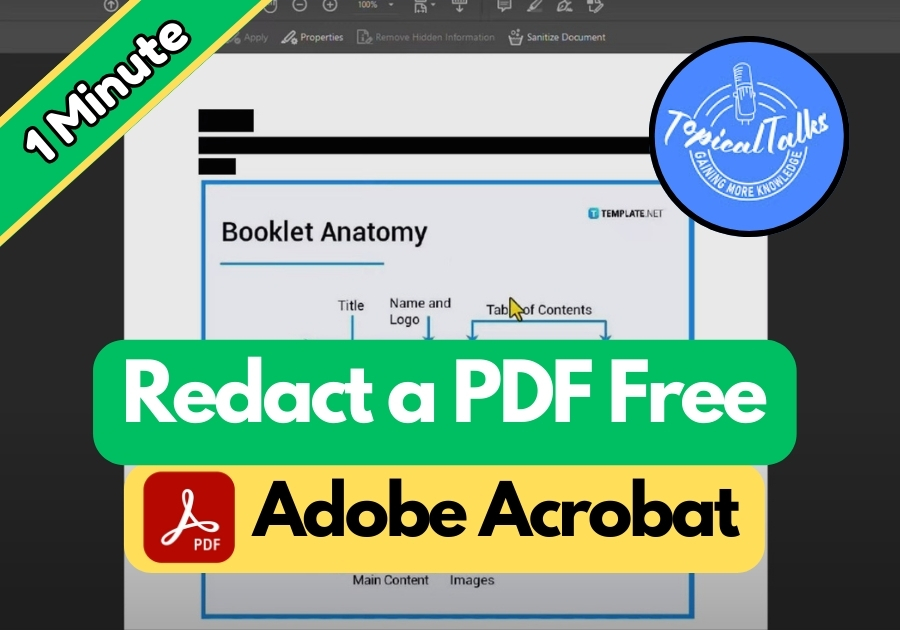 How to Redact in Adobe Acrobat