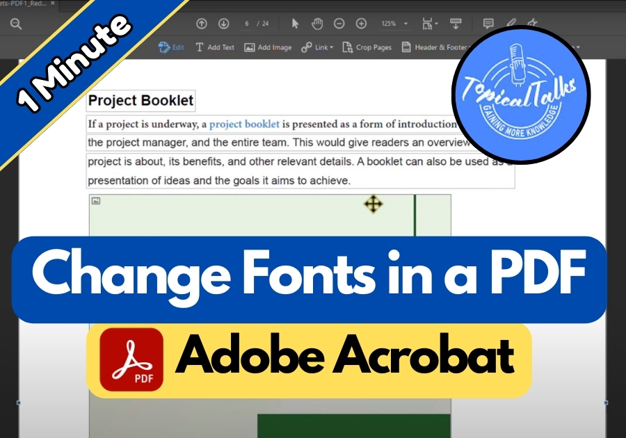 How to Change Font in Adobe Acrobat