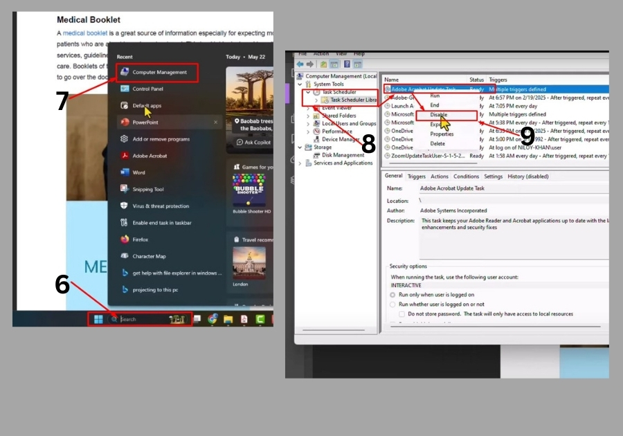 Turn Off the Update on PDF 1