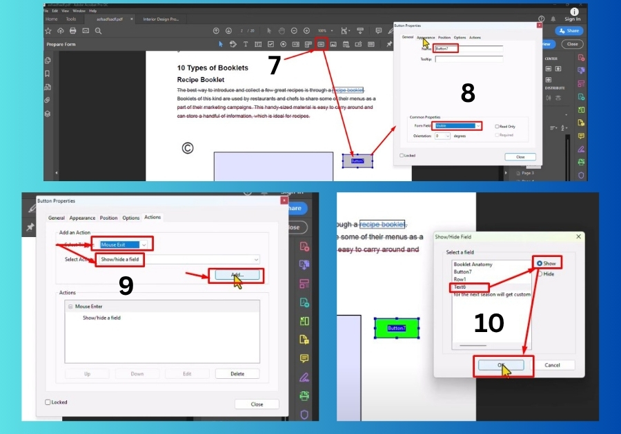 Add Popup Text Box in PDF 1