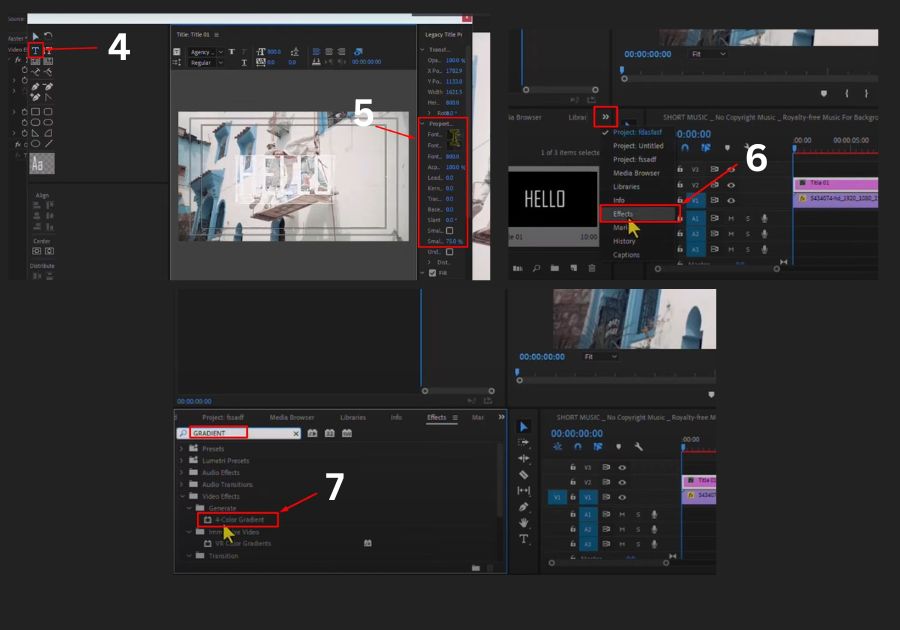 Add Gradient to Text in Premiere Pro 2