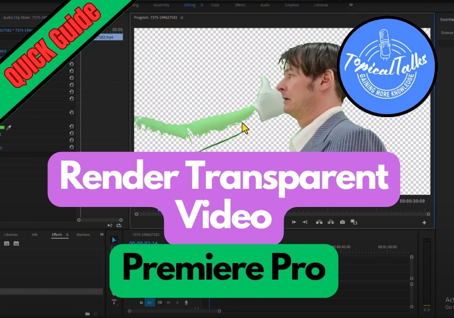 How to Render Transparent Video in Premiere Pro