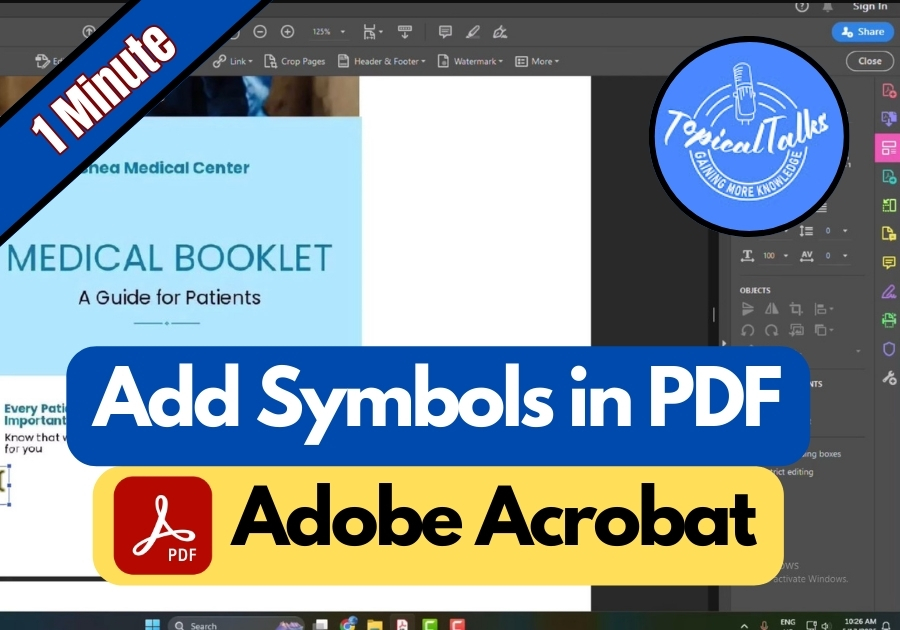 How to Add Symbols in PDF 2025