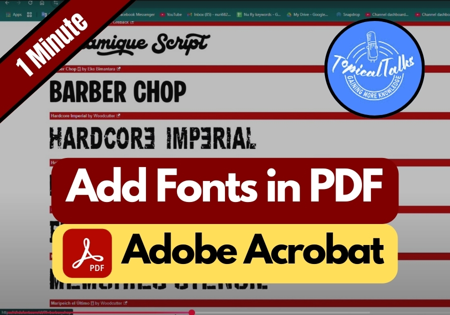 How to Add Fonts to Adobe Acrobat