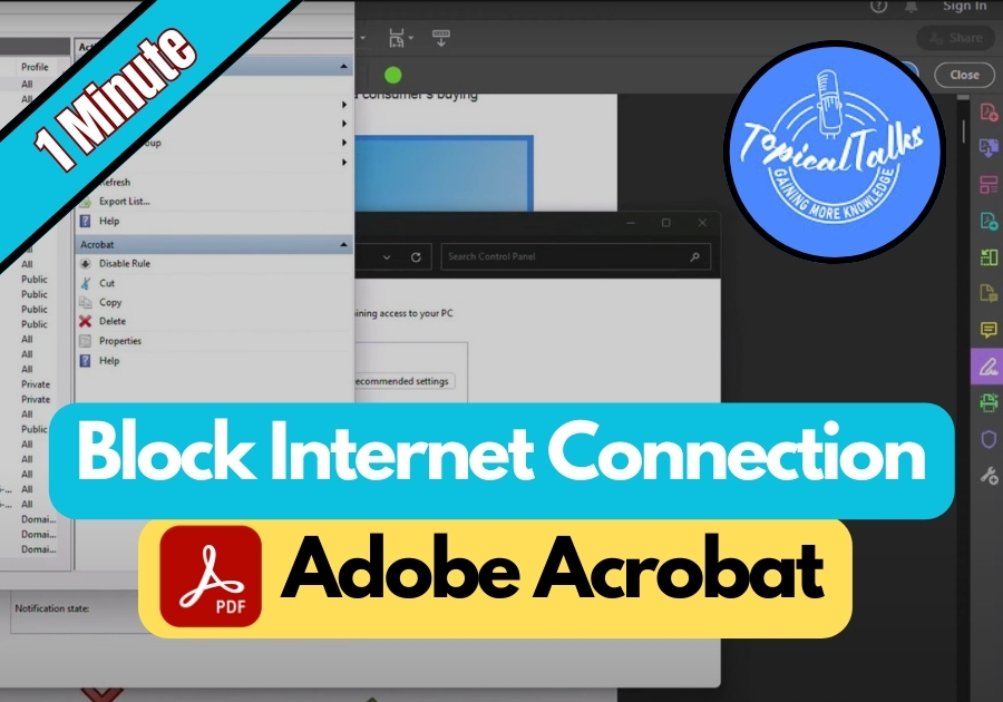 How to Block Adobe Acrobat Internet Connection