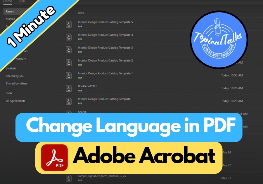 How to Change Adobe Acrobat Reader Language