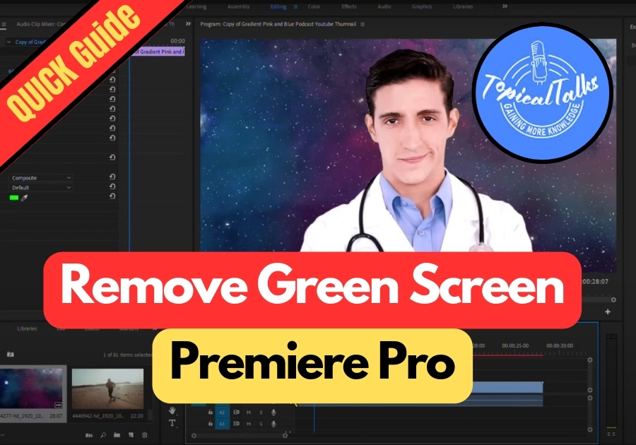 How to Remove Green Screen in Premiere Pro