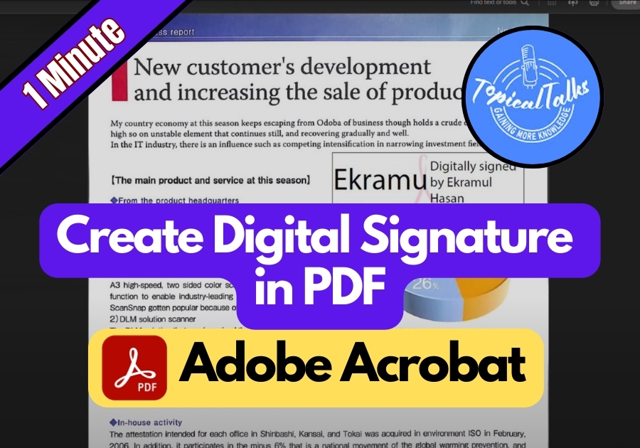 How to Create a Digital Signature in Adobe Reader