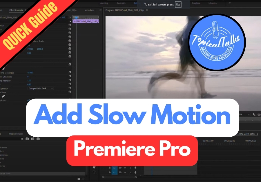 Slow Motion in Premiere Pro