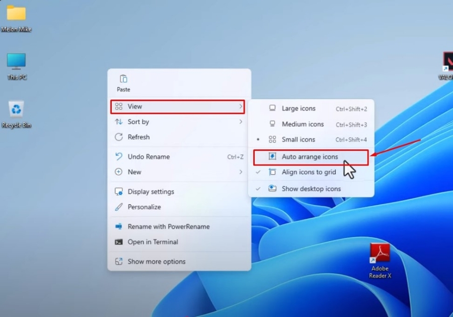 Auto Arrange Desktop Icons In Windows 11