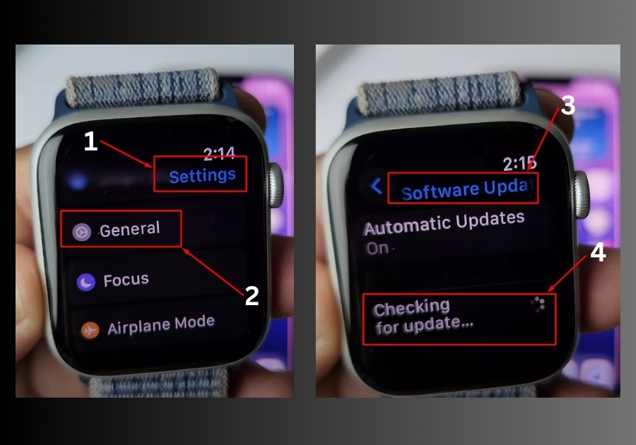 Update Directly from Your Apple Watch