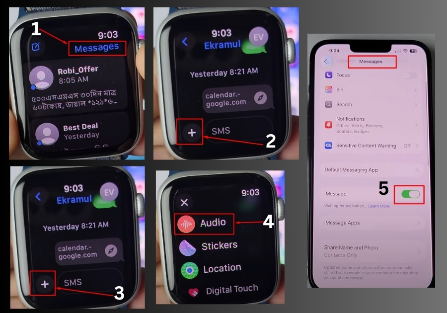 Step-by-Step: Send a Voice Message on Apple Watch SE