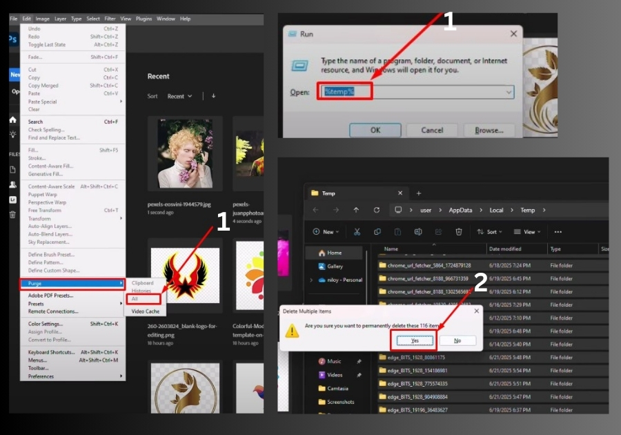 Guide to Clearing the Scratch Disk in Photoshop