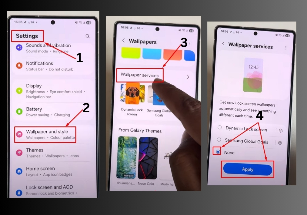 Simple Guide to Disable Wallpaper Services on Samsung S25 Ultra / S25 Edge