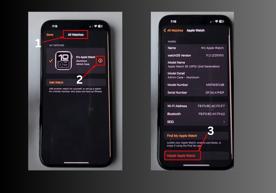 How to Unpair Apple Watch With iPhone