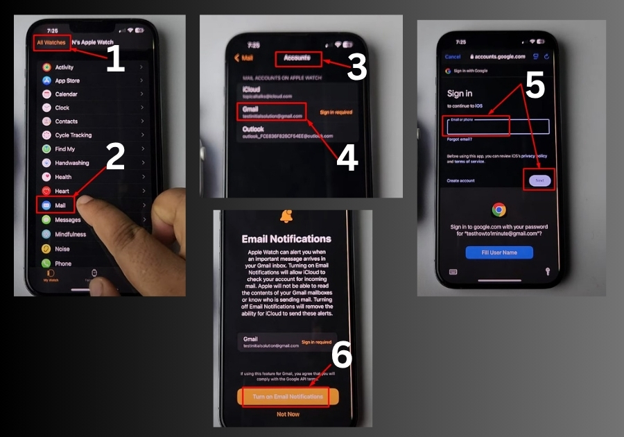 Set up Gmail on Apple Watch