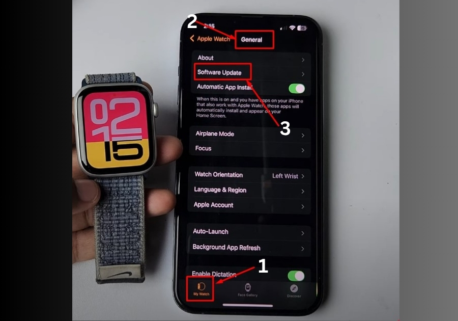Update Using Your iPhone