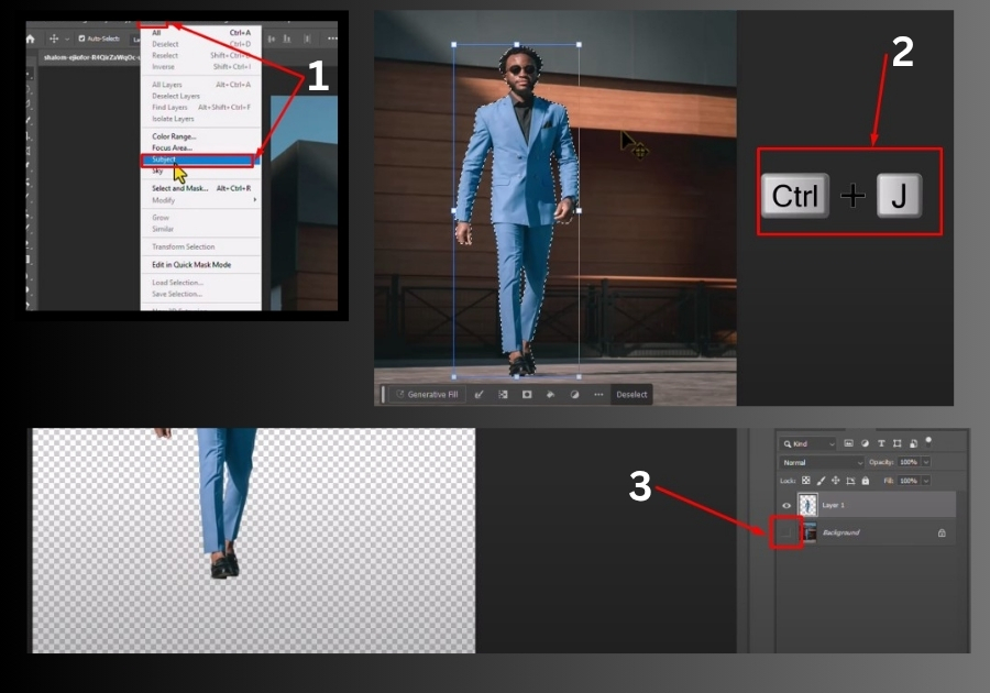 Method 1: Use the “Remove Background” Option