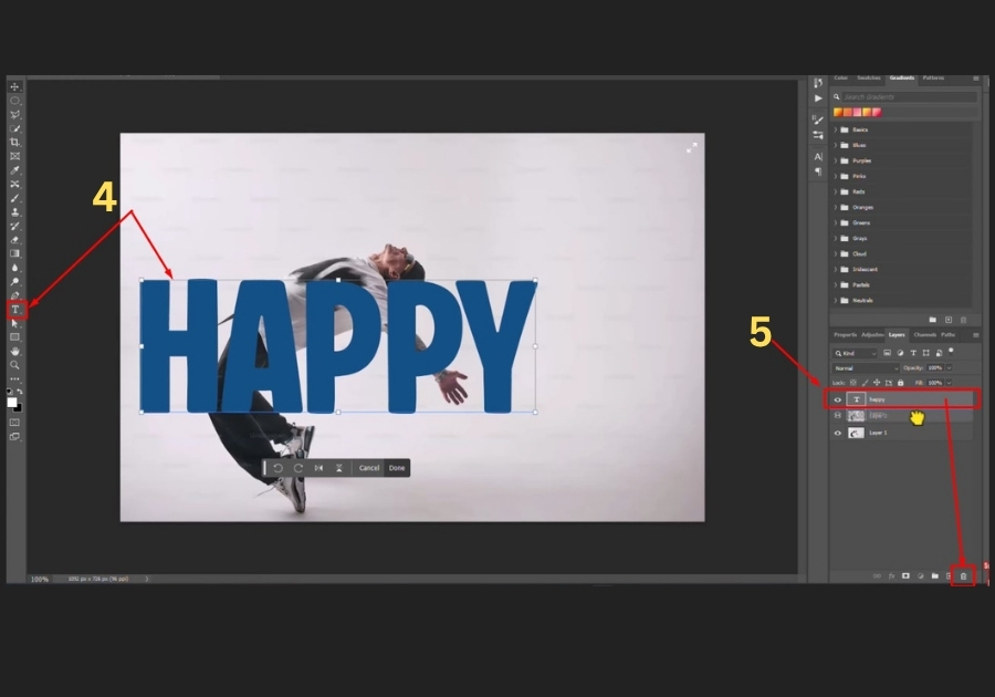 Make a Transparent Text Effect in Photoshop