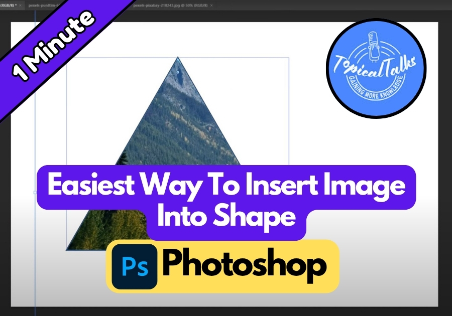 Insert Image Into Shape Photoshop Tutorial