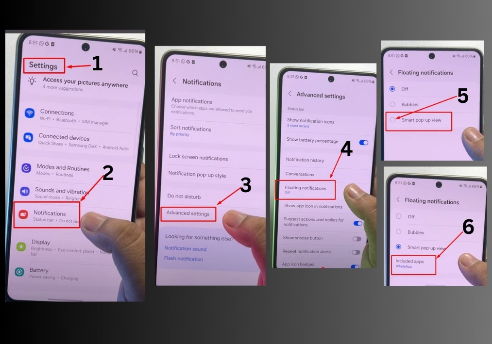 Fix for WhatsApp Pop-up Notifications